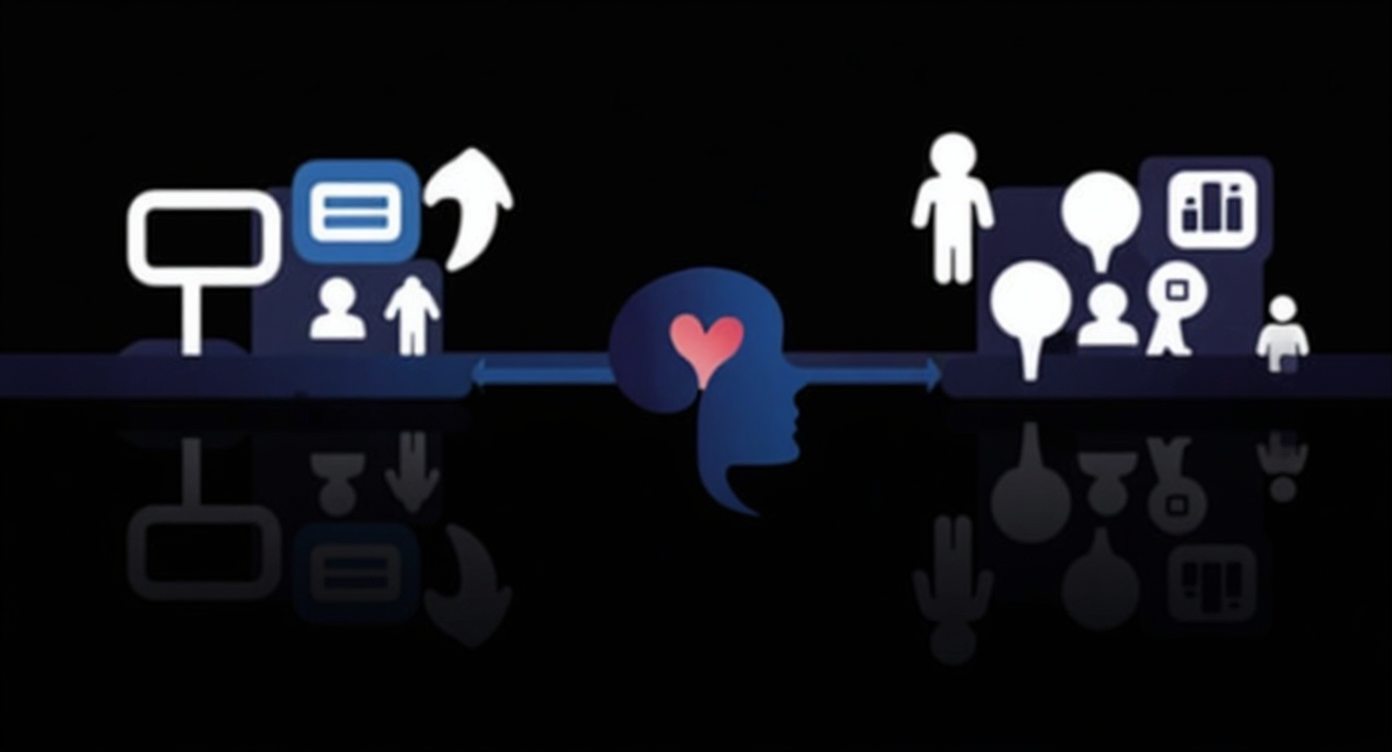 A bridge-like visual metaphor showing a form builder link connecting the launch visuals to an engaged community, emphasizing interaction and participation